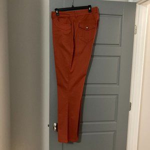 New Directions Women 14W Trouser Pants Burnt Orange
